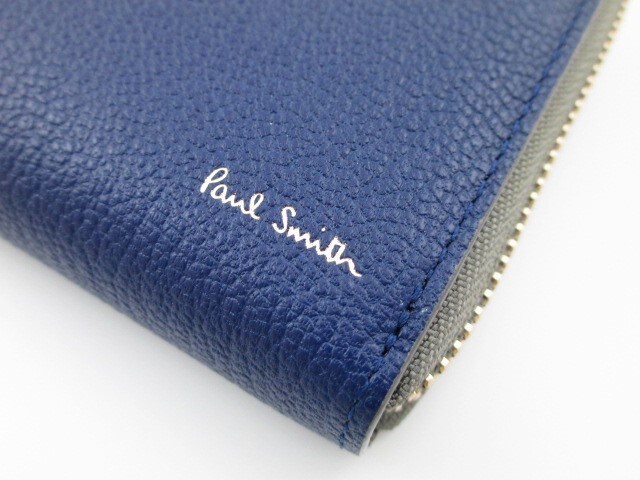 数量限定 新品箱なし ポールスミス 長財布 ブルー ポールスミス Paul Smith 新品 中古のオークション モバオク