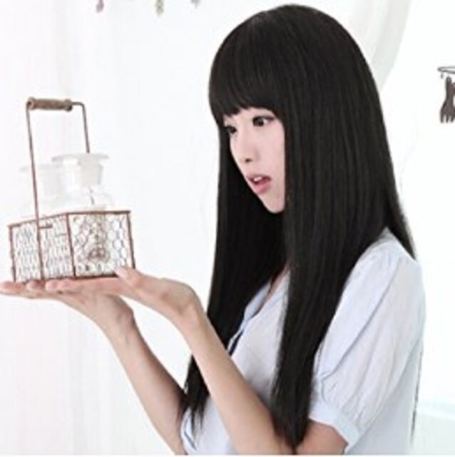 ぱっつん前髪 フルウィッグ ロングストレート ブラック 女性ファッション 新品 中古のオークション モバオク ぱっつん前髪 フルウィッグ ロングストレート ブラック 女性ファッション 新品 中古のオークション モバオク