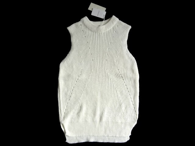 新品 レトロガール Retro Girl シンプル ニット ベスト 白 M レトロガール Retro Girl 新品 中古のオークション モバオク