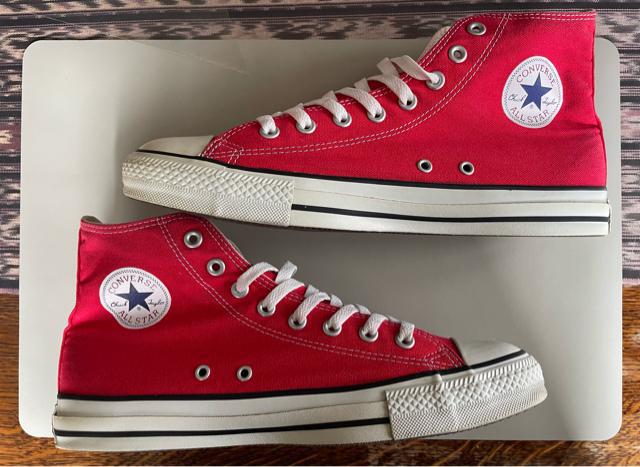 【値下げしました】CONVERSE /ALL STAR /レッド /ハイカット CANVAS ALL STAR HI / キャンバス オールスター HI (レッド