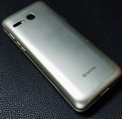 au かんたんケータイ KYF41 シルバー SIMロック解除済み（au