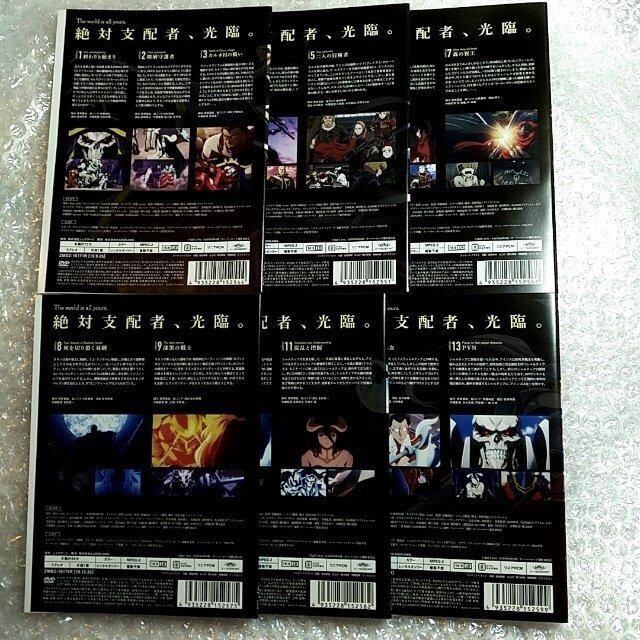 全巻セット 送料無料 Dvd オーバーロード 中古 6枚セット