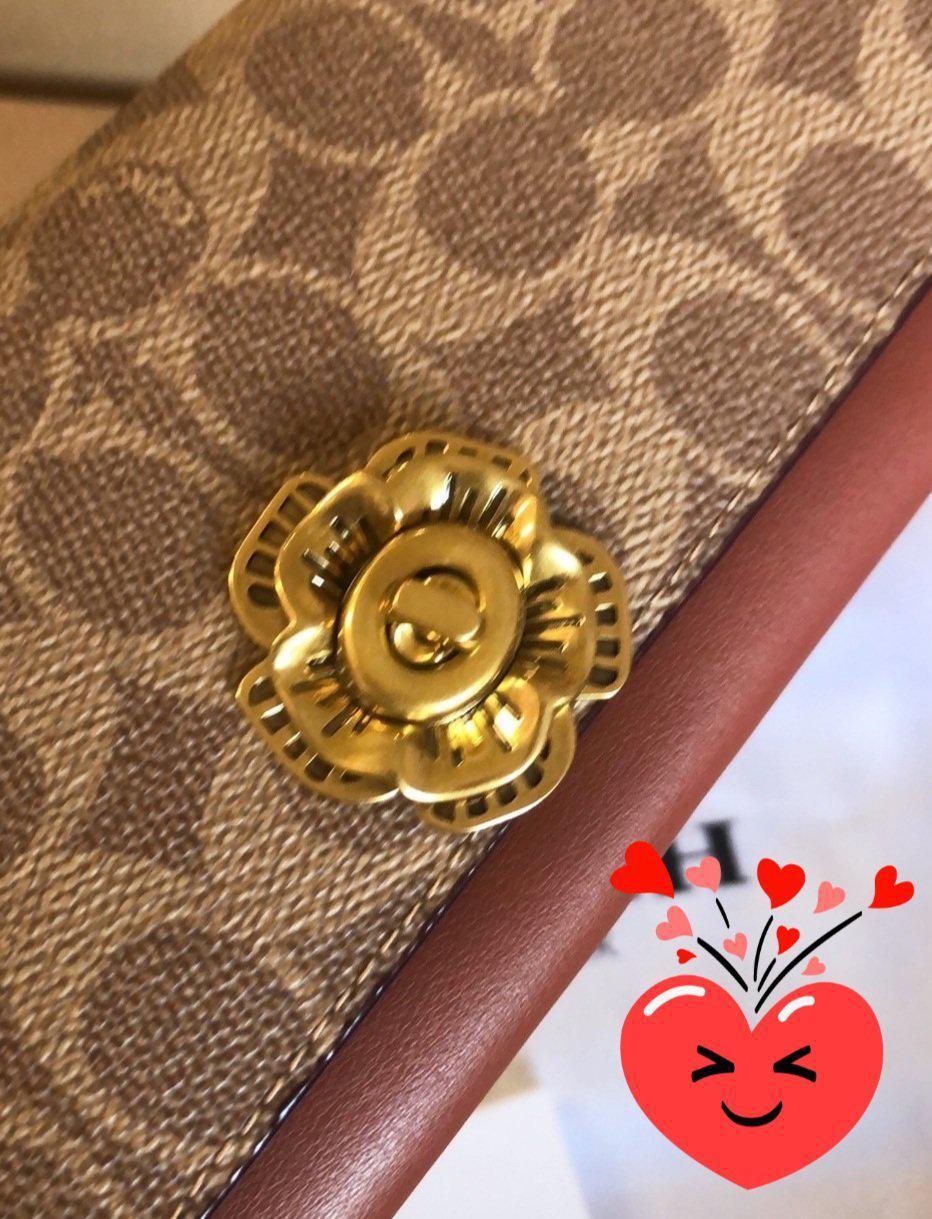 2021高い素材コーチ COACH エンベロープ シグネチャー ディーローズ ...