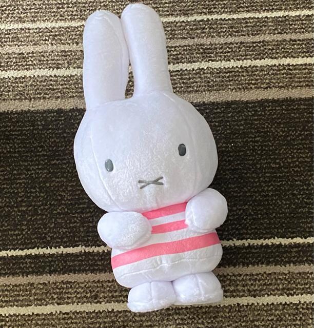 ミッフィー 特大サイズmoreぬいぐるみ ピンクのしましまワンピース アニメ コミック キャラクター 新品 中古のオークション モバオク