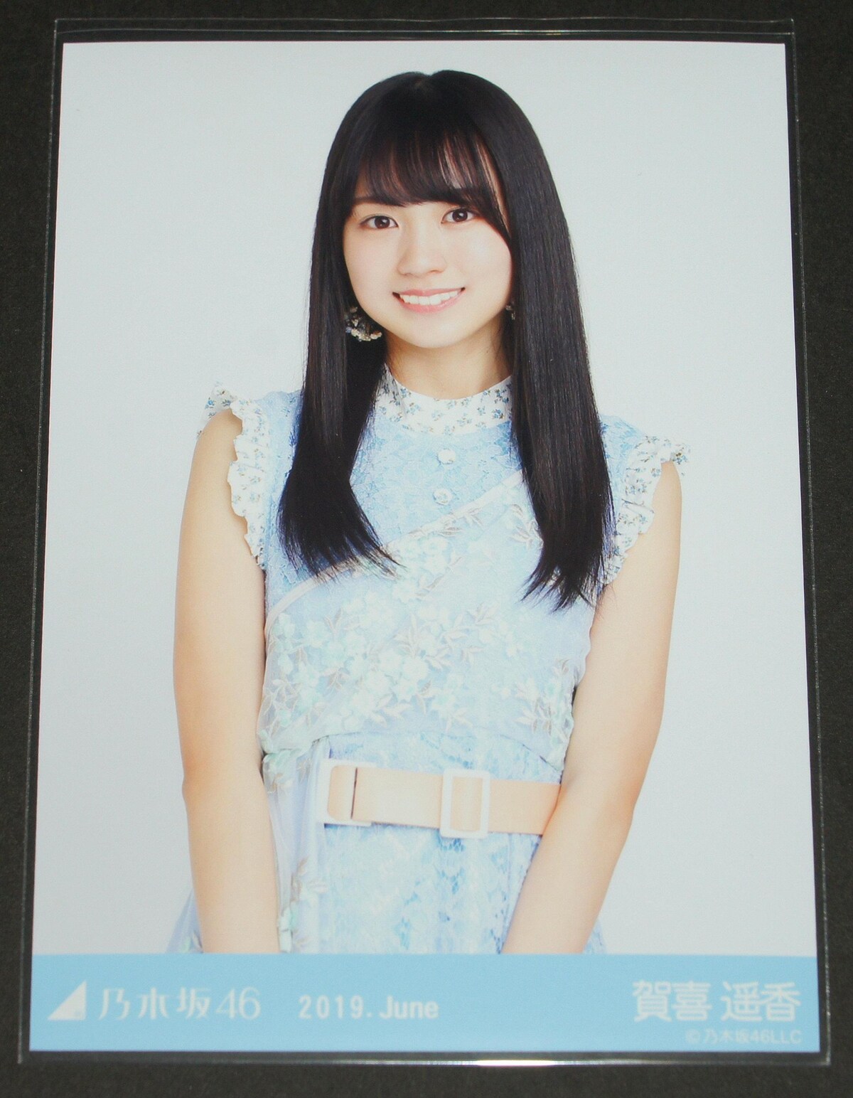 乃木坂46賀喜遥香2019.Junerサイン入生写真 2019.June 乃木坂46 賀喜遥香 直筆サイン入り 生写真