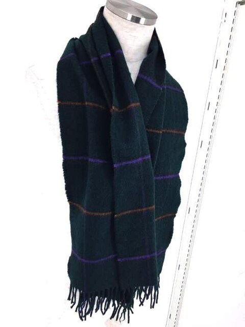 johnstons of elgin(ジョンストンズオブエルガン)チェックカシミヤ