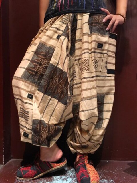 織り柄サルエルパンツ ベージュ エスニック アジアン サイケ 男性ファッション 新品 中古のオークション モバオク 織り柄サルエルパンツ ベージュ エスニック アジアン サイケ 男性ファッション 新品 中古のオークション モバオク