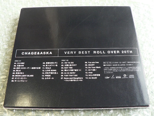 Chage And Aska Very Best Roll Over th 2cd 全29曲 ベスト タレントグッズ 新品 中古のオークション モバオク No