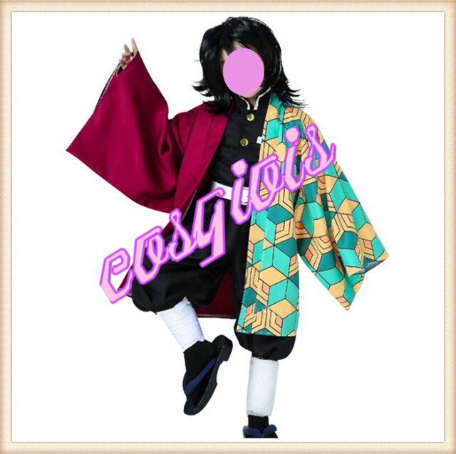 鬼滅の刃 冨岡 義勇 コスプレ衣装 子供用 児童版 和服 和装 仮装 女性ファッション 新品 中古のオークション モバオク No