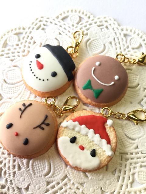 フェイクスイーツ*クリスマスクッキー・カニカンチャーム*スイーツデコ