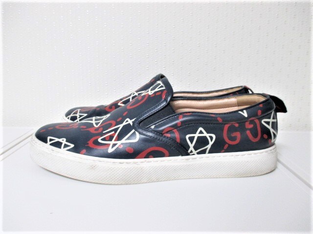 Gucci グッチ ペイント 総柄 スニーカー スリッポン メンズ 26 5cm 完売モデル グッチ Gucci 新品 中古のオークション モバオク