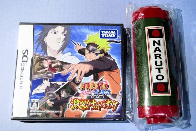 Ds 新品 ナルト 疾風伝 激突 ナルトvsサスケ 特典付き ゲーム本体 ソフト 新品 中古のオークション モバオク No