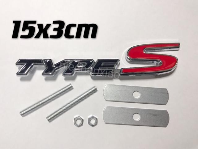 送料込車用 エンブレム ステッカー 本田 ホンダ タイプs Honda Type Sカスタム シルバー縁黒字 自動車 バイク 新品 中古のオークション モバオク No
