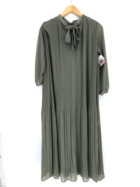Mila Owen ミラオーウェン スタンドカラープリーツワンピースワンピース 女性ファッション 新品 中古のオークション モバオク