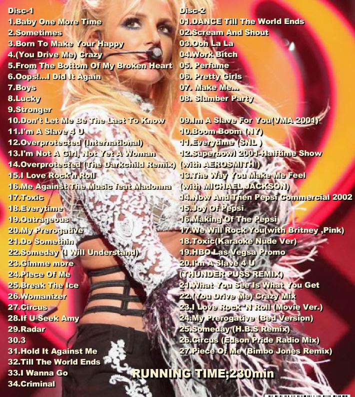 Britney Spears 日本初公演ツアーパンフレット　他2冊セット Britney Spears 日本初公演ツアーパンフレット 他2冊セット