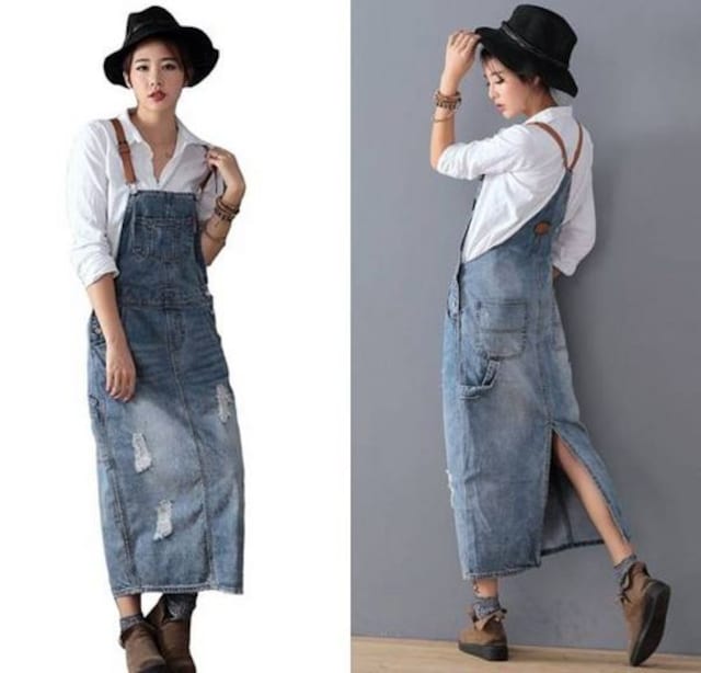 ビンテージ風 デニムサロペットスカート ロング丈 Lサイズ 女性ファッション 新品 中古のオークション モバオク ビンテージ風 デニムサロペットスカート ロング丈 Lサイズ 女性ファッション 新品 中古のオークション モバオク