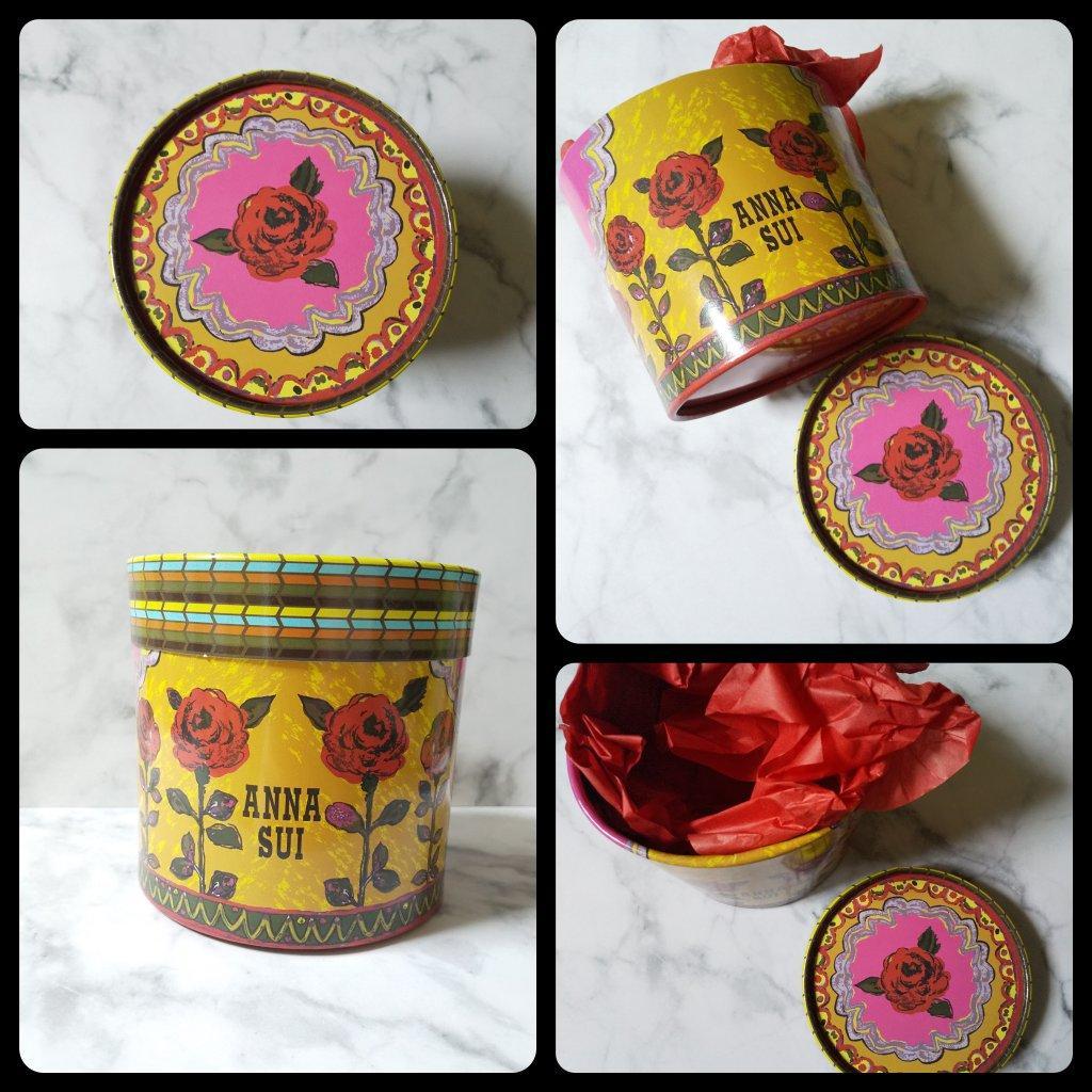 【在庫有】 ANNA SUI/アナスイ☆ギフトBOX(ローズ)缶&ミラー&薔薇ミラーなど 小物