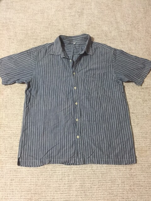 510 ユニクロ メンズ半袖シャツ グレーに白ストライプ X L ユニクロ Uniqlo 新品 中古のオークション モバオク 510 ユニクロ メンズ半袖シャツ グレーに白ストライプ X L ユニクロ Uniqlo 新品 中古のオークション モバオク