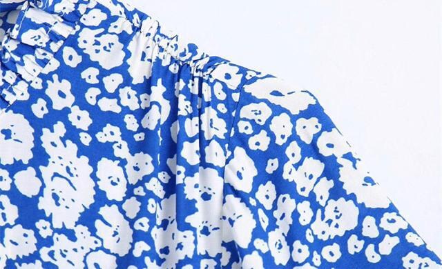 Blue ブルー レトロ 花柄 ワンピース Zaraお好きな方に Xs 女性ファッション 新品 中古のオークション モバオク No Blue ブルー レトロ 花柄 ワンピース Zaraお好きな方に Xs 女性ファッション 新品 中古のオークション モバオク No