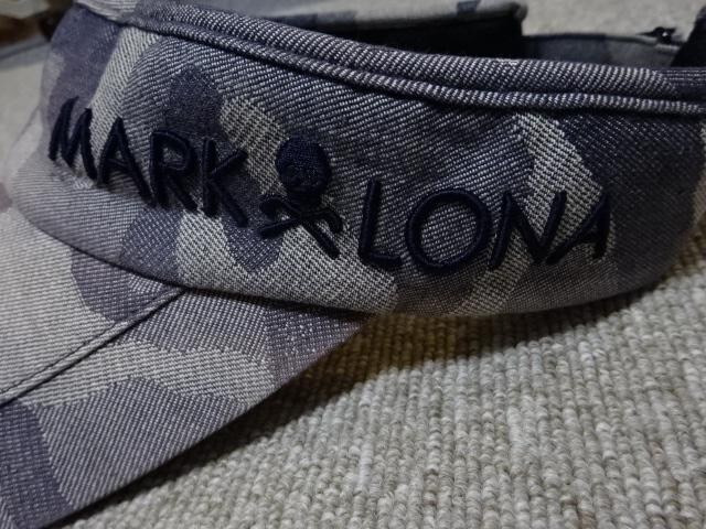 定価12100)MARK&LONA マークアンドロナ・カモフラサンバイザー