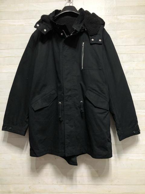 A.P.C. 【メンズ】モッズコート（中ボア） メンズ モッズコート 裏起毛 裏ボア 毛皮コート ファーコート