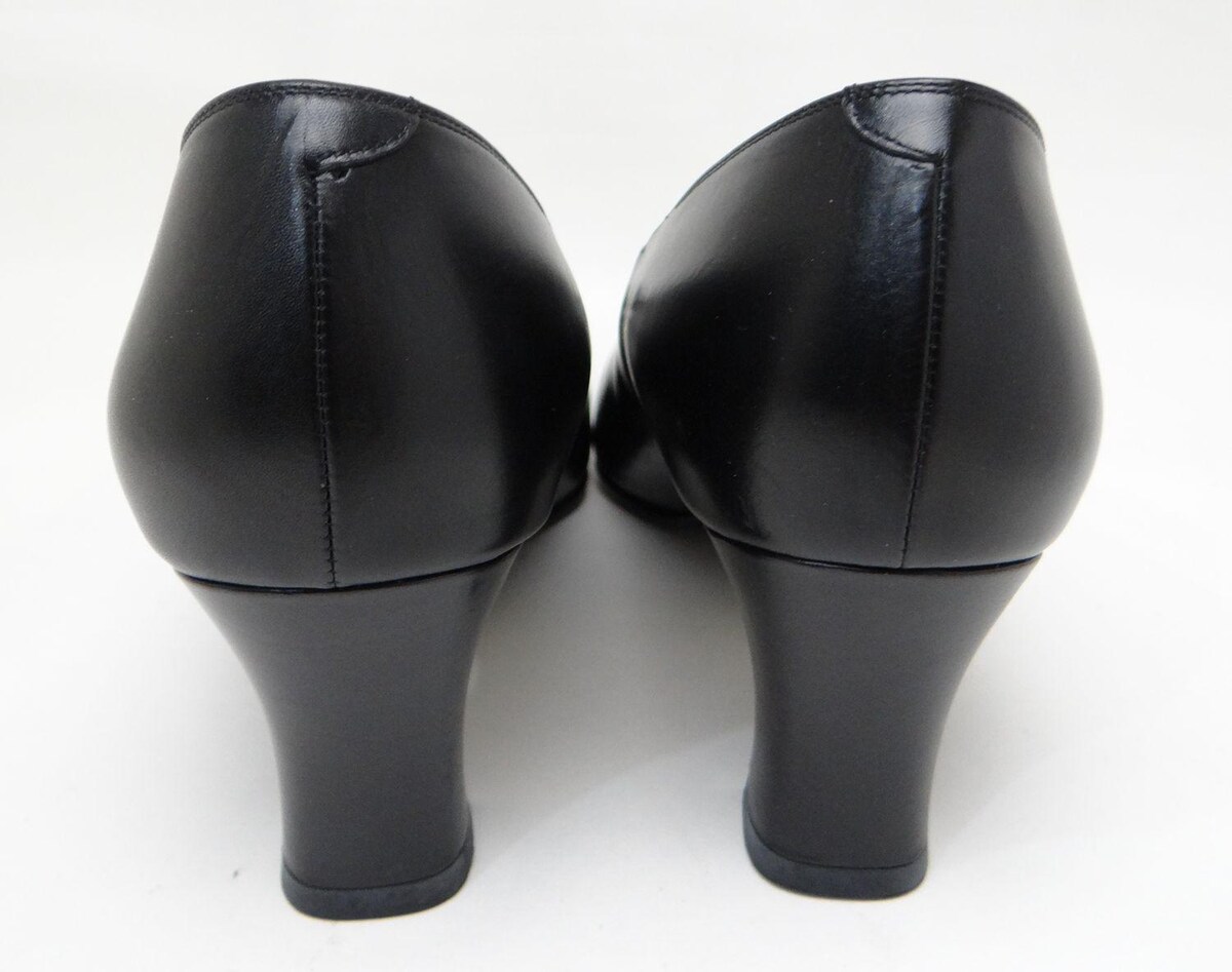 YVES SAINT LAURENT サンローラン リボン パンプス 37(約24cm
