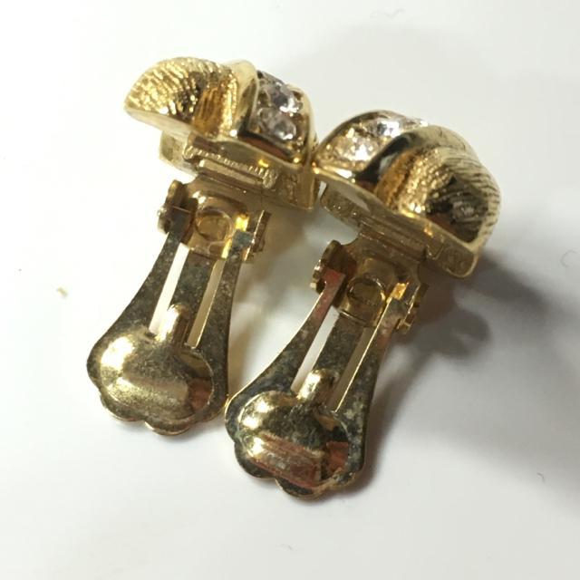 正規品 クリスチャンディオール イヤリング ゴールド 美ユーズド