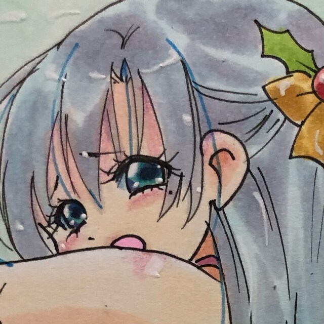 南国ビキニxmas女の子 オリジナル自作イラスト銀髪ロング 新品 中古のオークション モバオク 南国ビキニxmas女の子 オリジナル自作イラスト銀髪ロング 新品 中古のオークション モバオク