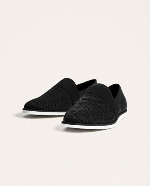 Zara ザラ ラフィア素材 シューズ スニーカー スリッポン メンズ 27cm 新品 ザラ Zara 新品 中古のオークション モバオク
