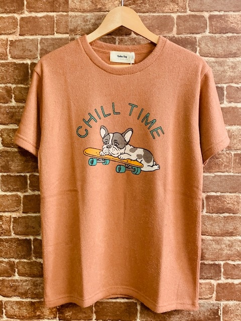 表記m 新品 パイル 犬 キャラクター Tシャツ スケボー サーフ 西海岸スタイル スケーター 男性ファッション 新品 中古のオークション モバオク