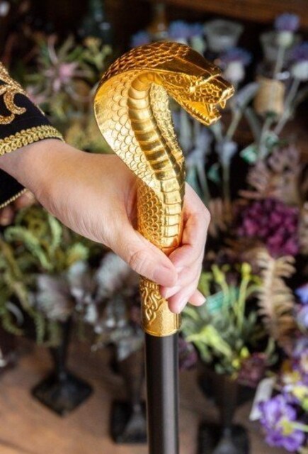 キングコブラ ゴールド アクセサリー 杖 ステッキ 男性ファッション 新品 中古のオークション モバオク