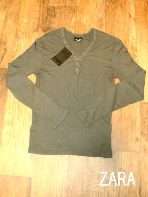 Zara ザラ ヘンリー ロングtシャツ カーキ Sサイズ メンズ 新品 ザラ Zara 新品 中古のオークション モバオク Zara ザラ ヘンリー ロングtシャツ カーキ Sサイズ メンズ 新品 ザラ Zara 新品 中古のオークション モバオク