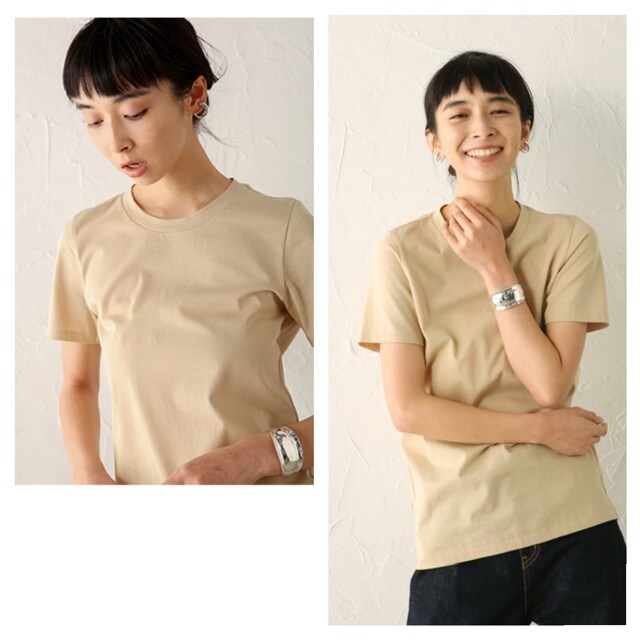 Black By Moussy ブラック バイ マウジー コンパクト Tシャツ Black By Moussy ブラック バイ マウジー コンパクト Tシャツ
