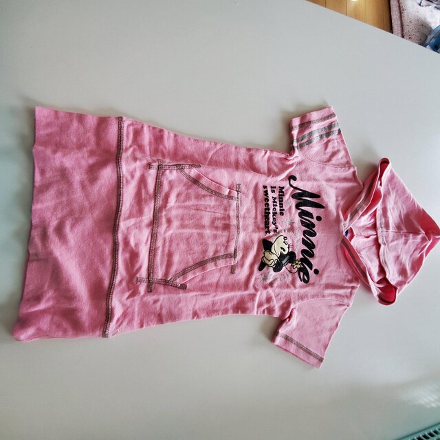 ピンクにミッキー帽子つき半袖ワンピース95 キッズ ベビー 新品 中古のオークション モバオク