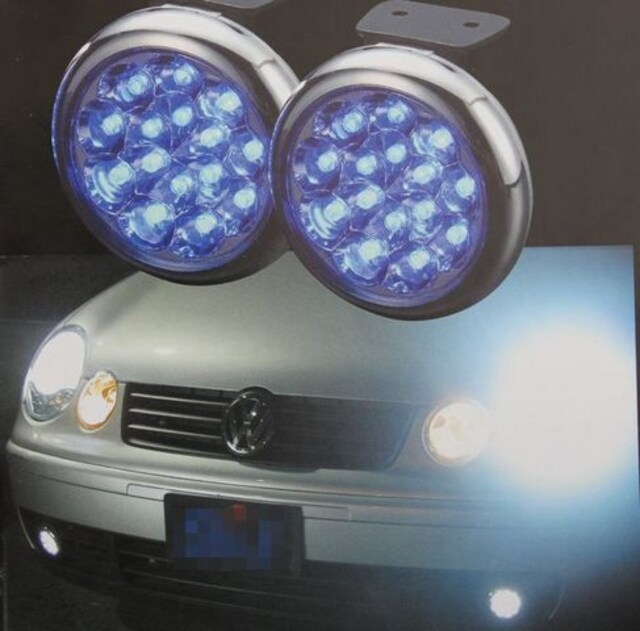 Ledデイライトバルカンタイプ ブルー 丸型デイランプ 防水 自動車 バイク 新品 中古のオークション モバオク No Ledデイライトバルカンタイプ ブルー 丸型デイランプ 防水 自動車 バイク 新品 中古のオークション モバオク No