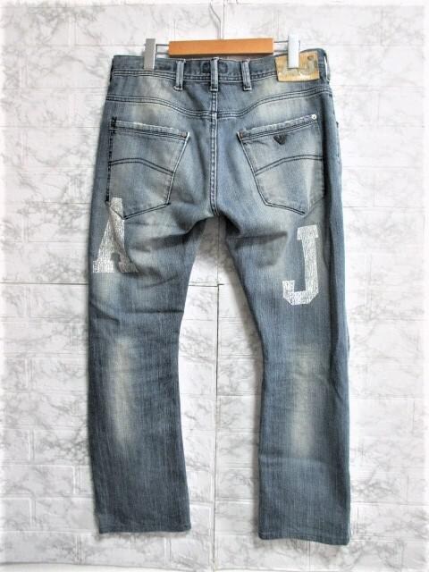 Armani Jeans アルマーニジーンズ プリント ロゴ デニムパンツ ジーンズ メンズ 30 新作完売人気モデル アルマーニジーンズ Armani Jeans 新品 中古のオークション モバオク No