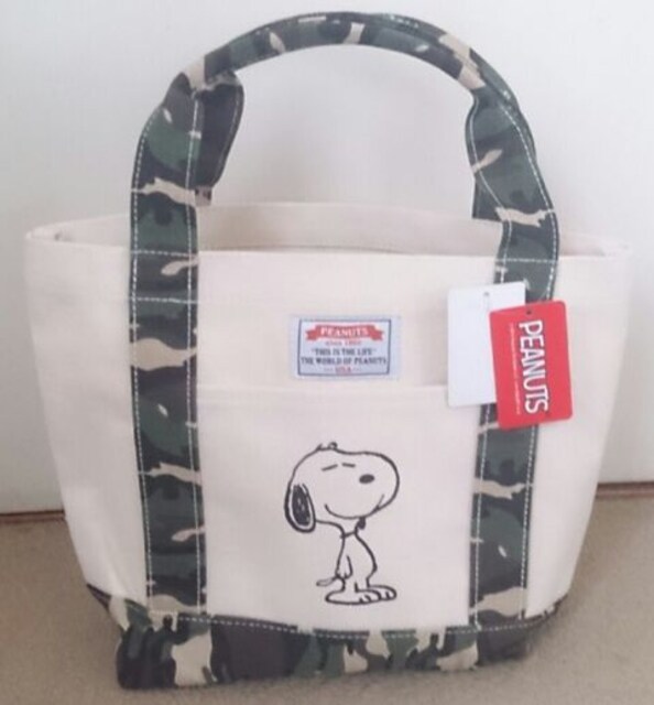 インスタ大人気完売 新品 しまむら スヌーピー カモフラ迷彩 キャンバス トートバッグ 新品 中古のオークション モバオク インスタ大人気完売 新品 しまむら スヌーピー カモフラ迷彩 キャンバス トートバッグ 新品 中古のオークション モバオク