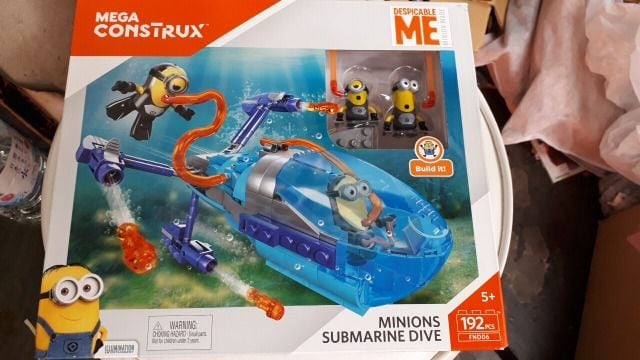 新品メガブロックミニオンズ サブマリンダイブ おもちゃ 新品 中古のオークション モバオク